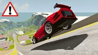 Cars crash violently! BeamNG.drive #199 @luckyonetwo