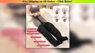 Air Compression Leg Foot Massage 6 Airbag Pneumatic Boots Used for Circulation and Leg Muscle