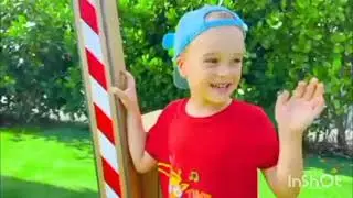 Chris Builds a DIY Tree Playhouse: Fun Adventures with Friends!#funny #viral 