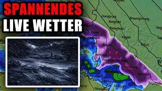🔴LIVE - Kr&auml;ftige Schneefront trifft auf Deutschland! Live Berichterstattung!