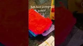 Bath bomb packaging restock!