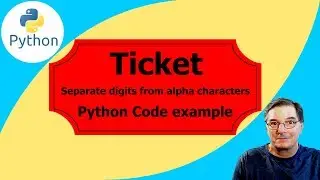 Using isalpha() method to separate digits from alpha characters
