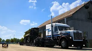 Hauling farming equipment to Grangeville, ID | Freightliner SD by Jon Ruda | POV Drive | ATS 1.54