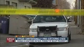 Officer 'unintentionally' fires gun during chase