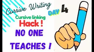 How to write english in cursive| Join letters connections a a-z | Cursive handwriting tutorial