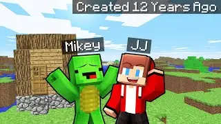 Mikey and JJ Found OLD SECRET World From 12 Years Ago in Minecraft (Maizen)