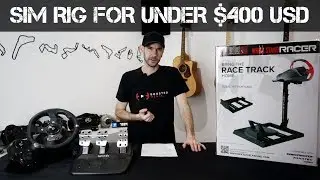 $400 SIM RIG BUILD - Next Level Racing Wheel Stand Racer Review