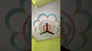 Letest colour ceiling design or Pop painting design in photo gallery #shorts #art #painting #home