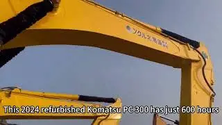Rare find alert! 2024 Komatsu PC300 with 700 gentle hours #usedexcavatorforsale  #ContractorTools
