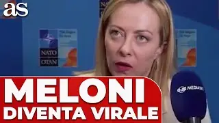 Le STRANE ESPRESSIONI FACCIALI di GIORGIA MELONI al vertice NATO diventano VIRALI