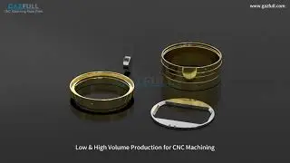 Low & High Volume Production 3 5 Axis Parts CNC Machining Service for Aluminum, Stainless Steel