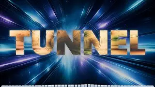 Tunnel by Danijel Zambo in 4K | Audio Visualizer | Free Music