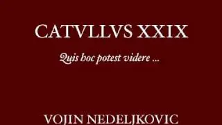 Viva Voce 03 Catullus 29 - Vojin Nedeljkovic 