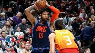 Paul George&rsquo;s 43 points and 14 rebounds lift Thunder over Jazz | NBA Highlights