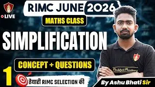 RIMC Maths Simplification | Math Rashtriya Indian Military College | Ashu Bhati Sir | Sukhoi Academy