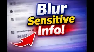 How to Blur Private Data While Screen Recording (ZeroBlur Chrome Extension Walkthrough)