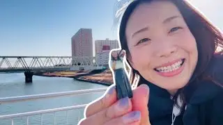 Walk Tokyo to Chiba: Crossing Edogawa River in Japan🚶&zwj;♀️☀️