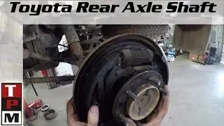 1998 Toyota 4runner rear axle removal - Leaking axle seal