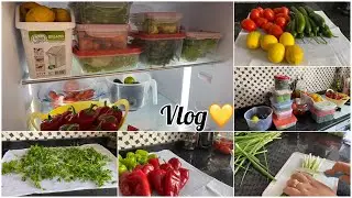 Buzdolabı düzenleme / Yeşillik saklama / Düzen motivasyon / Sessiz vlog-Silent vlog