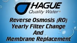 Replacing the Filters On The RO