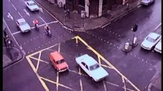 Man jumping off roof