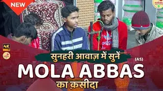 Sunahri Aawaz Me Sunen | Qasida Mola Abbas (as) 2026 | Wiladat Hazrat Abbas Status 2026