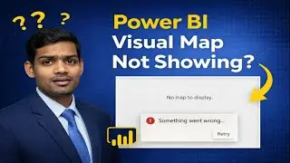 Power BI Visual Map Problem Solved | Map Not Showing Solution in Hindi | Avinash Walton