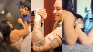 STRONG GIRLS ARM WRESTLING 💪
