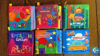 Первые познавательные книги для малышей! 👶 Изучаем фрукты, животных, цифры и фигуры