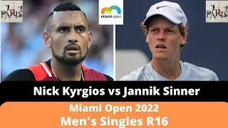 Nick Kyrgios vs Jannik Sinner Miami Open Live Stream