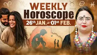 Weekly Horoscope 26 Jan - 01 Feb | Horoscope of all 12 zodiac signs from Aries to Pisces! Aditya ...