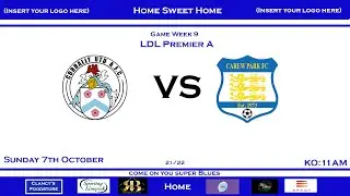 GW9 LDL Premier A Corbally United Vs Carew Park Highlights