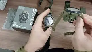 Сравнение габаритов часов GARMIN INSTINCT 2X с часами SKMEI и SAMDA.