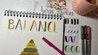 KARIN BRUSHMARKER PRO | BRUSH LETTERING |COFFEE CHAT