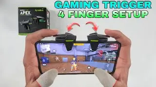 Gaming Trigger For Mobile Gaming 4 Finger Setup Full Tutorial 