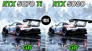 RTX 5070 Ti против RTX 5080 + Ryzen 7 7800X3D | Тестирование в 20 играх в разрешениях 1080P, 1440...
