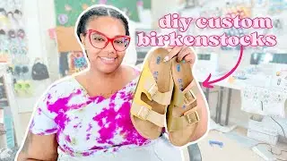make your own birkenstocks with me | aaronica sews