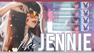 'LIKE JENNIE' | D.Va Montage - Overwatch 2