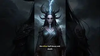 Hel the haunting Goddess of the Norse Underworld. #ancientmyths #fantasy #norsemythology