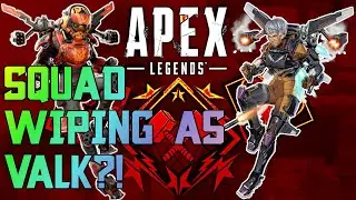 Squad Wiping As Valkyrie?! - Apex Legends