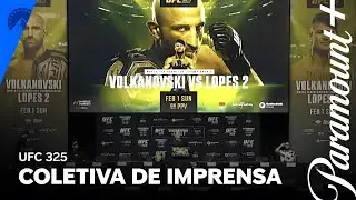 UFC 325 | Coletiva de Imprensa Completa | Volkanovski x Lopes | Paramount Plus Brasil