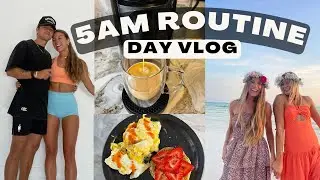 couple's 5am routine +  day in life !!!