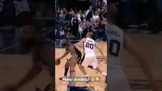 Manu Ginobili's winning block on James Harden in Game 5 | May 9,2017 #nba #nbahistory #shorts