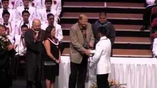 Hero alumnus's spirit lives in Damien grad award