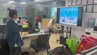 Interactive Projection Indoor Shoot Game Laser Gun Interactive Wall Game MultiPerson Training System
