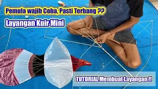 CARA MEMBUAT LAYANGAN KUIR MINI, LENGKAP DENGAN UKURANYA, PASTI TERBANG ‼️🪁