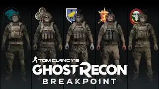 Ghost Recon: Breakpoint - Realistic Uniforms - SIU, 35e SAED, SanSpezZg, Norway Army, AF EZAPAC SOF