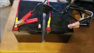 My solar shed project Pt. 1 - the battery setup