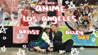 Ribbon Heaven!!😳 Flew from east coast for ANIME LA | Artist Alley VLOG