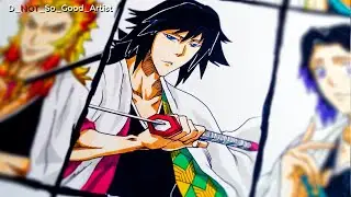 Drawing the 9 Hashiras as Bleach Captains? | Kimetsu no Yaiba
